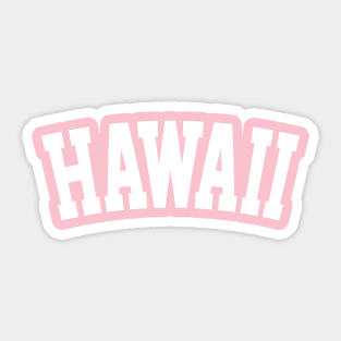 HAWAII WHITE Sticker